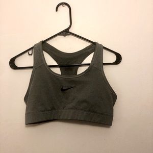 Grey Nike Sports Bra